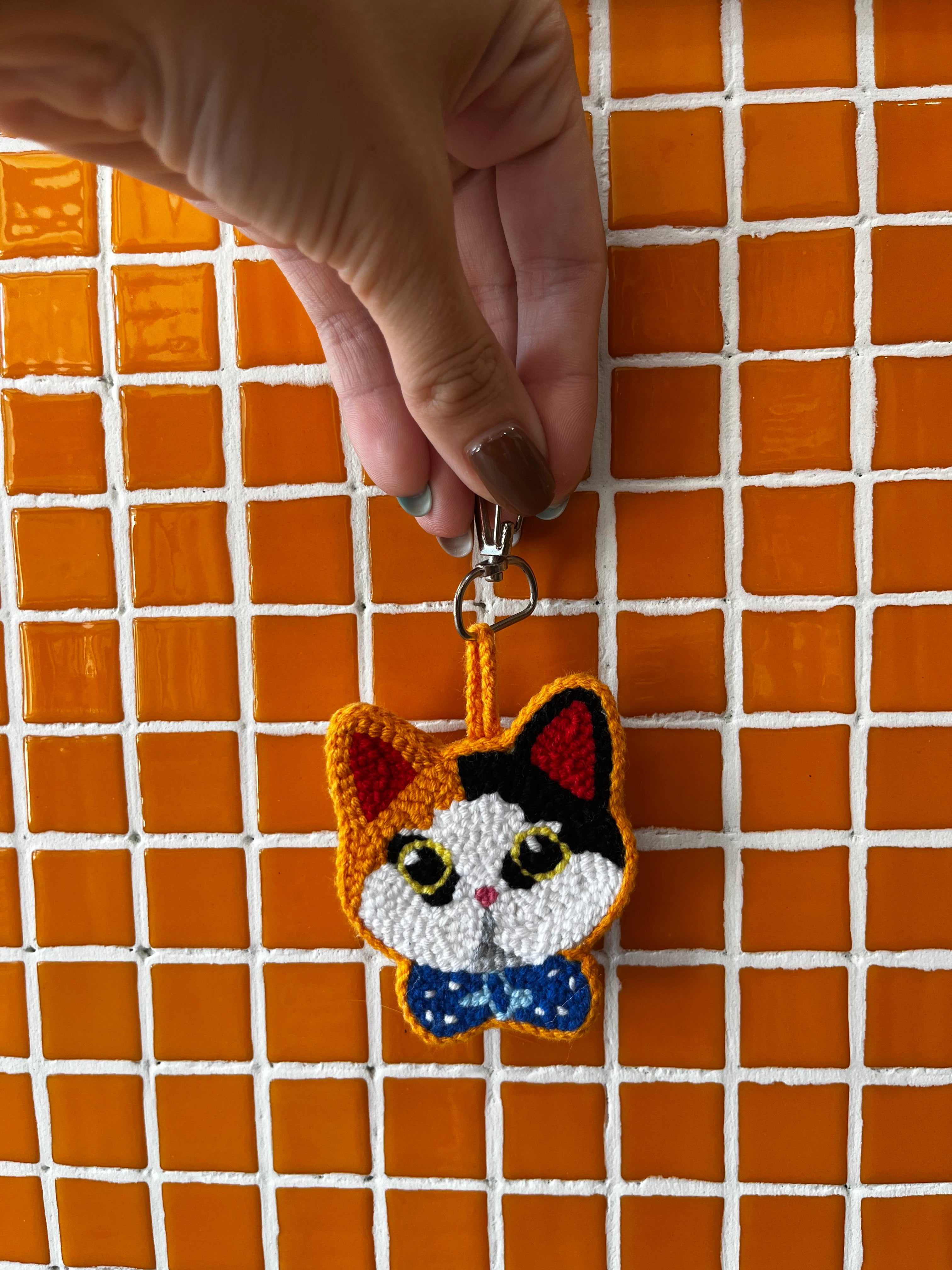 Porte clés chat