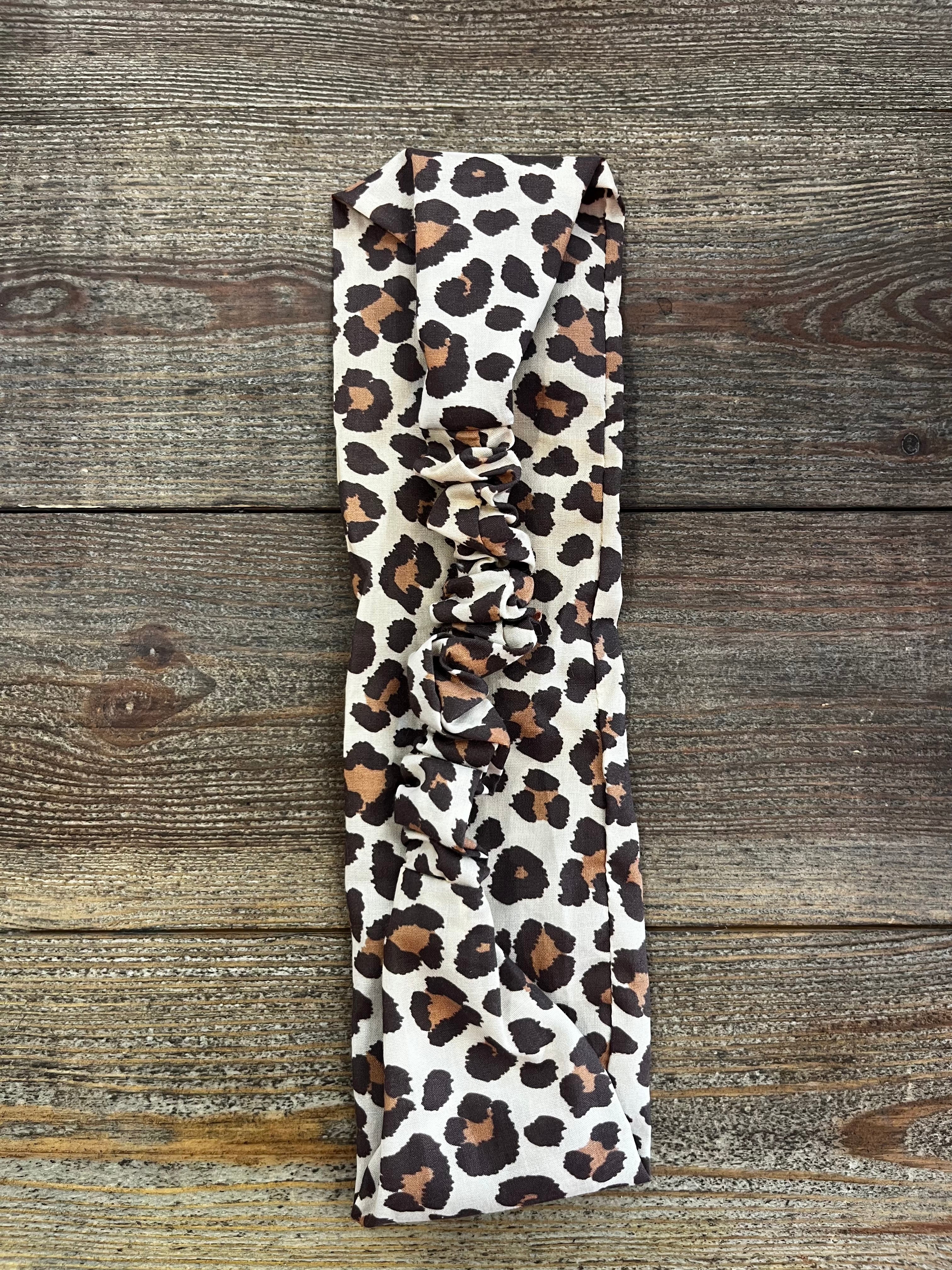 Bandeau élastique léopard
