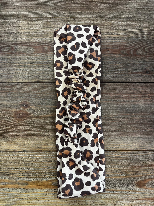 Bandeau élastique léopard