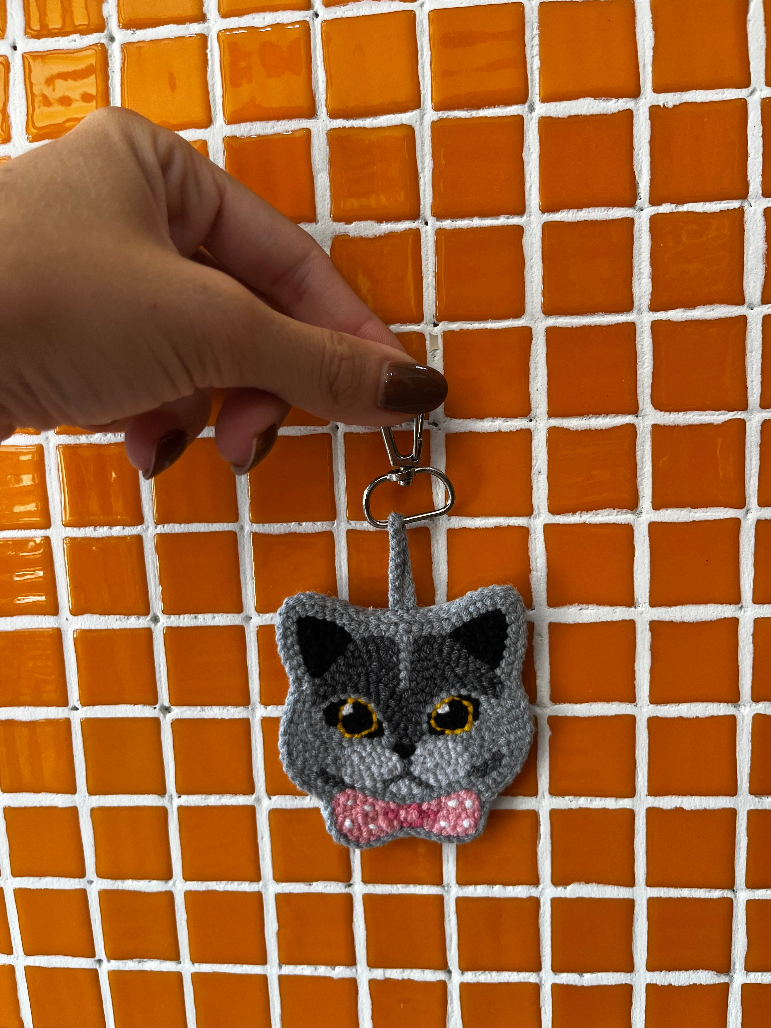 Porte clés chat