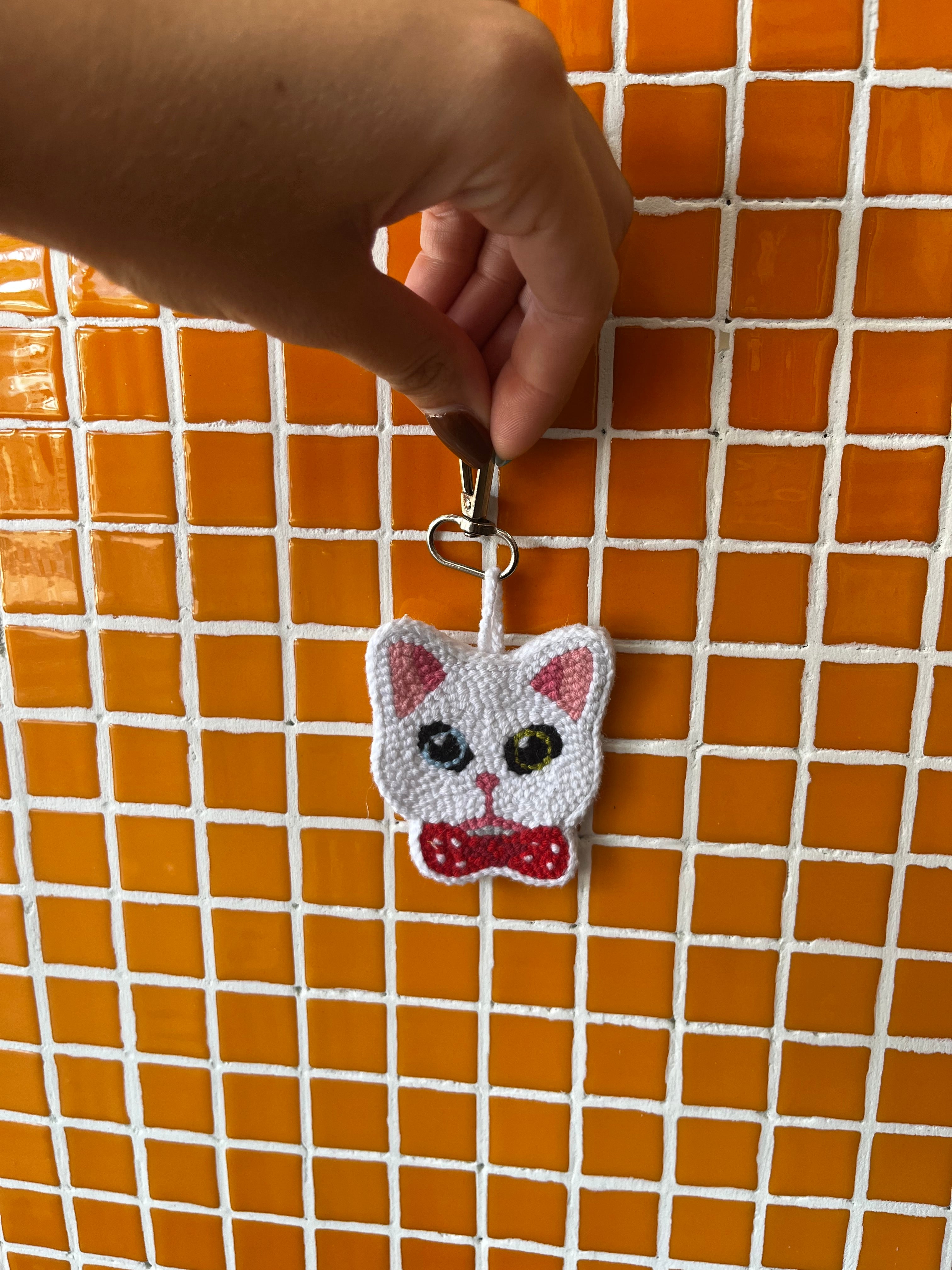 Porte clés chat