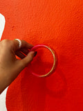 Bracelet large facetté