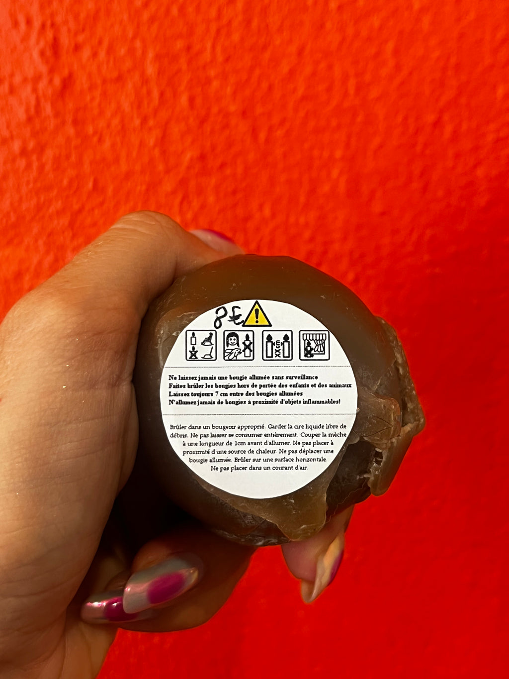 Bougie cire d’abeille gros hiboux