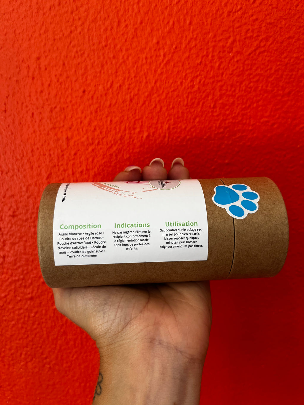 Shampoing sec pour chien&chat à la rose