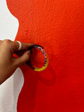Bracelet large facetté