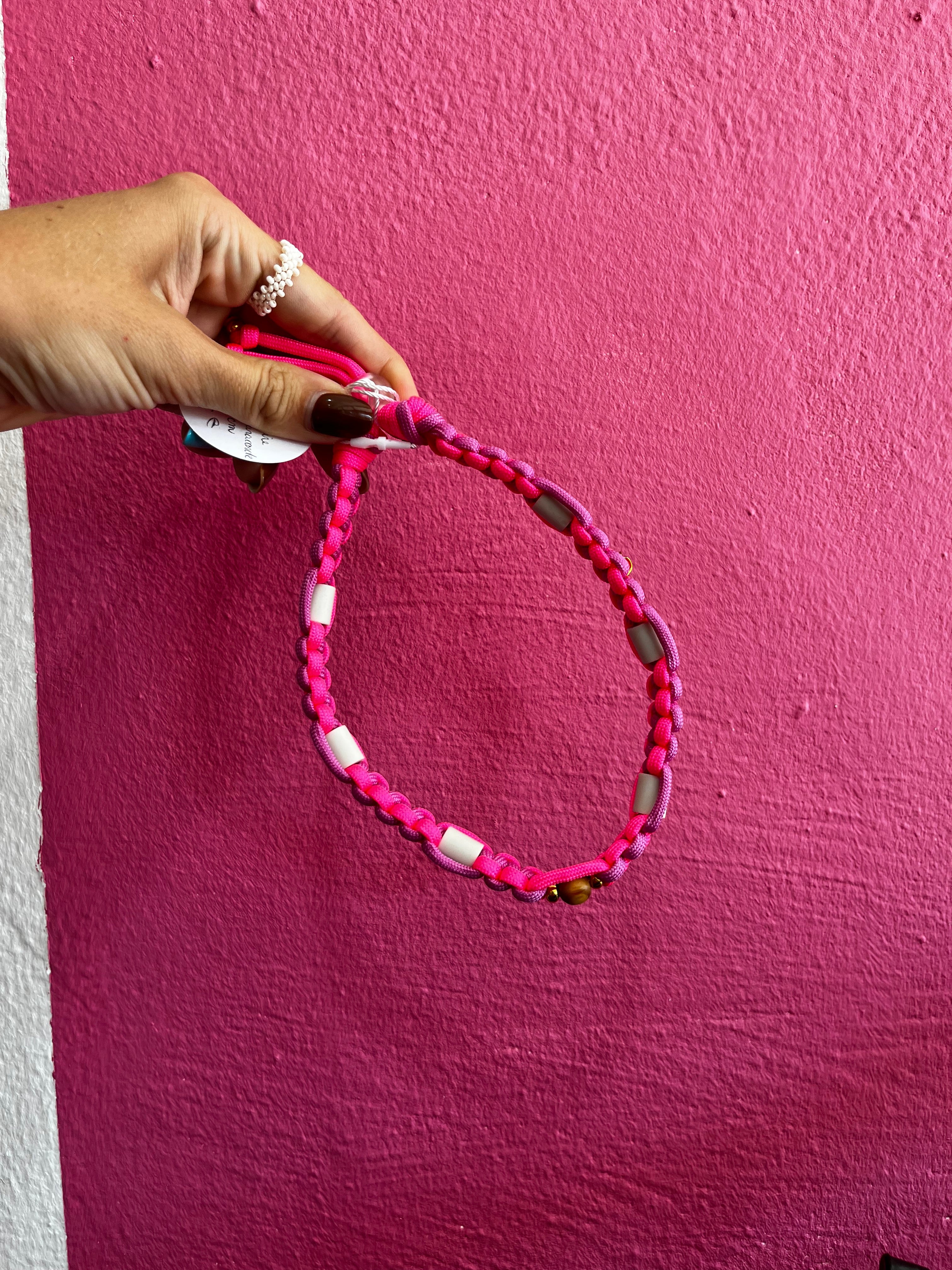 Collier antiparasitaire paracorde (36 à 42 cm)