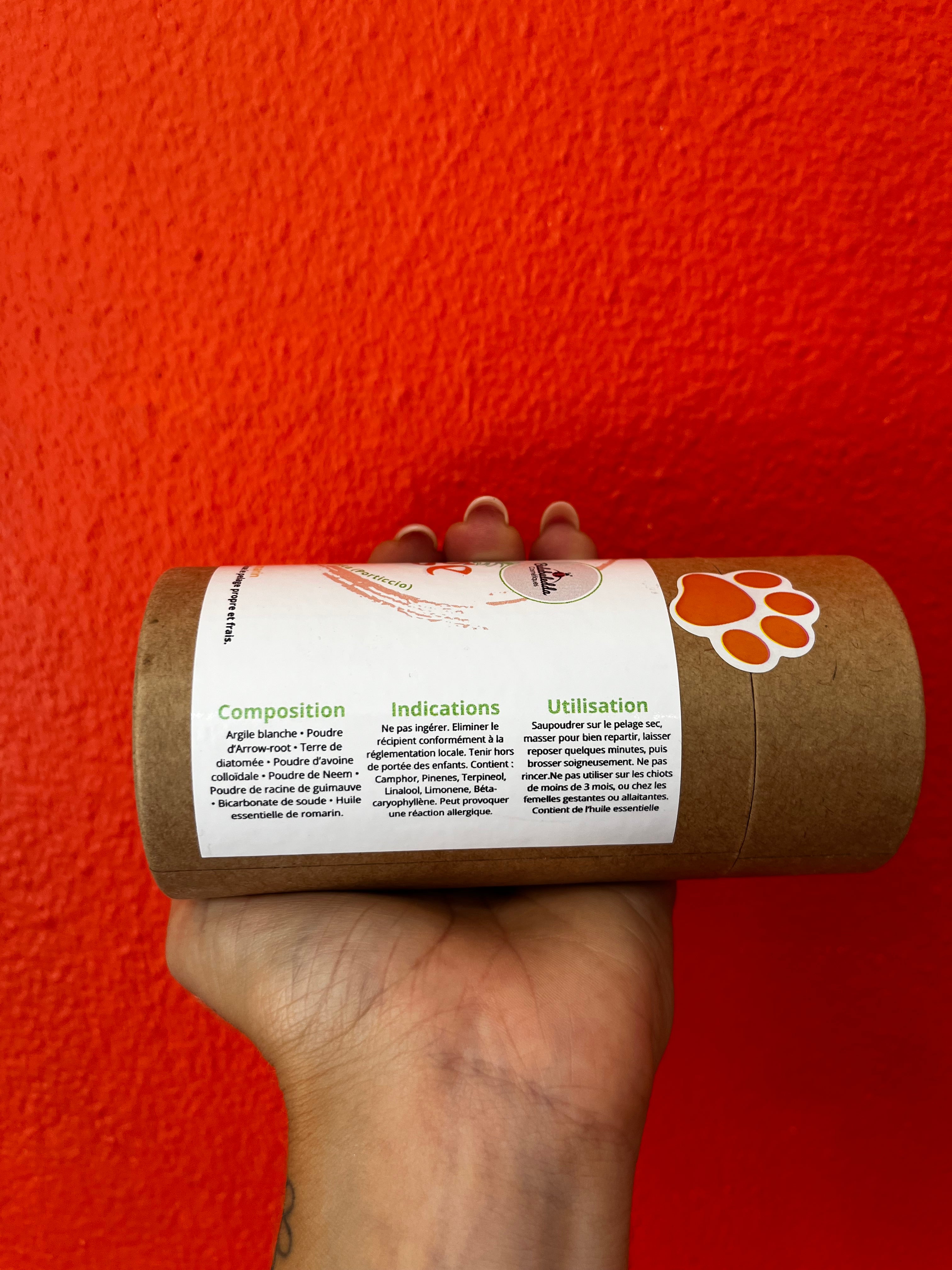 Shampoing sec pour chien&chat au romarin