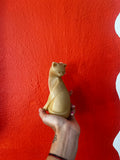 Bougie cire d’abeille grand chat
