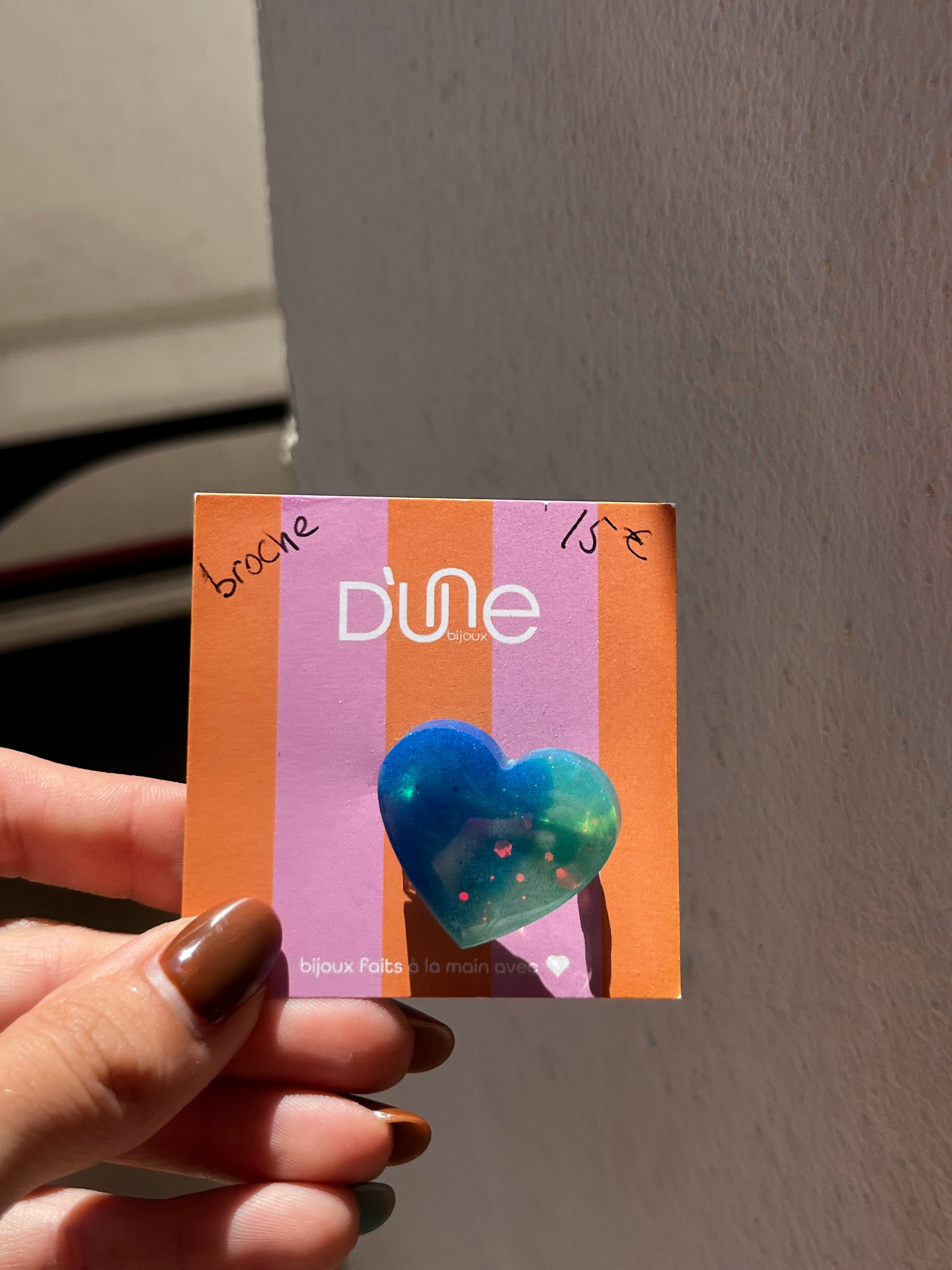 Broche cœur