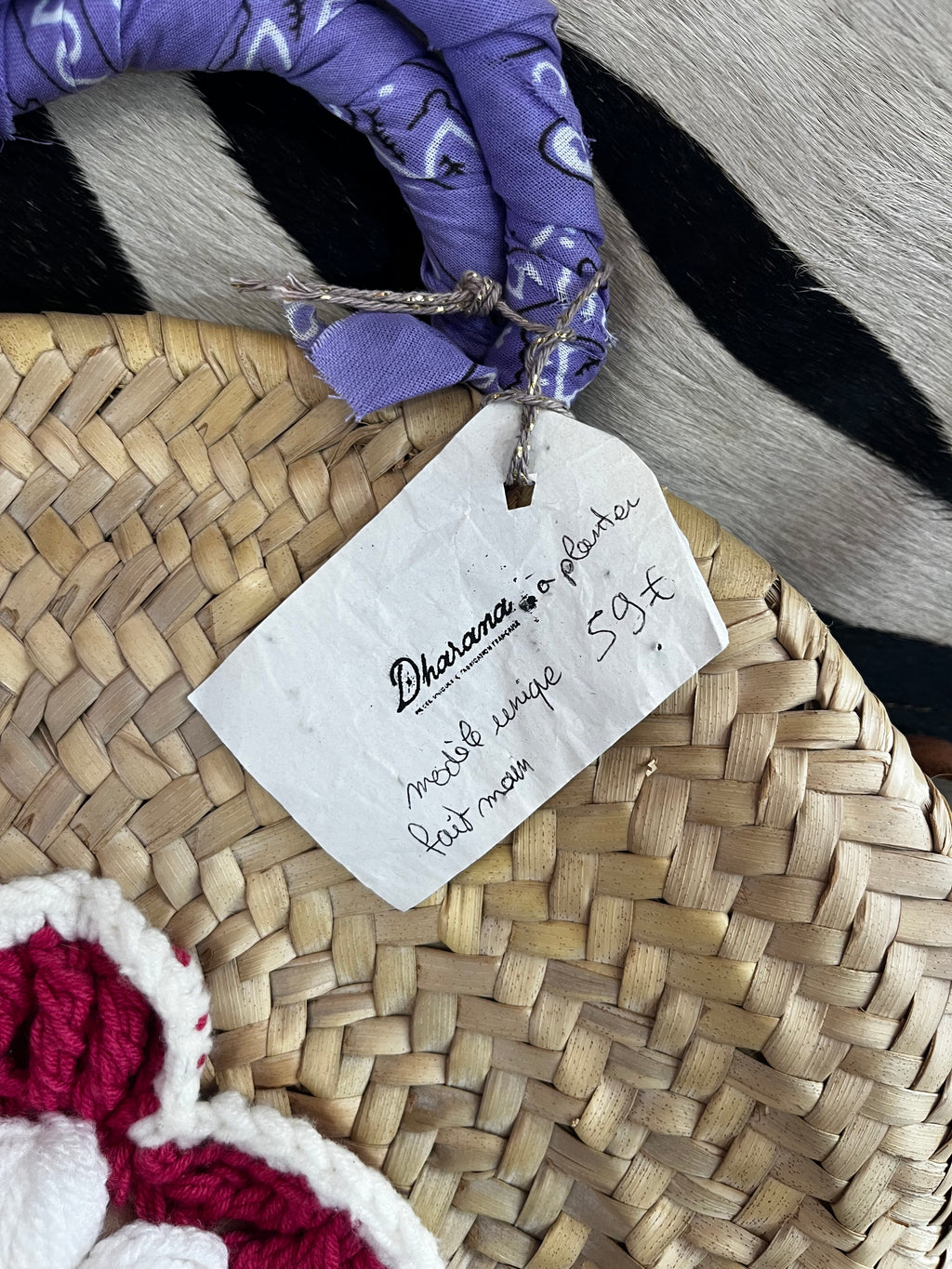 Sac unique fait main