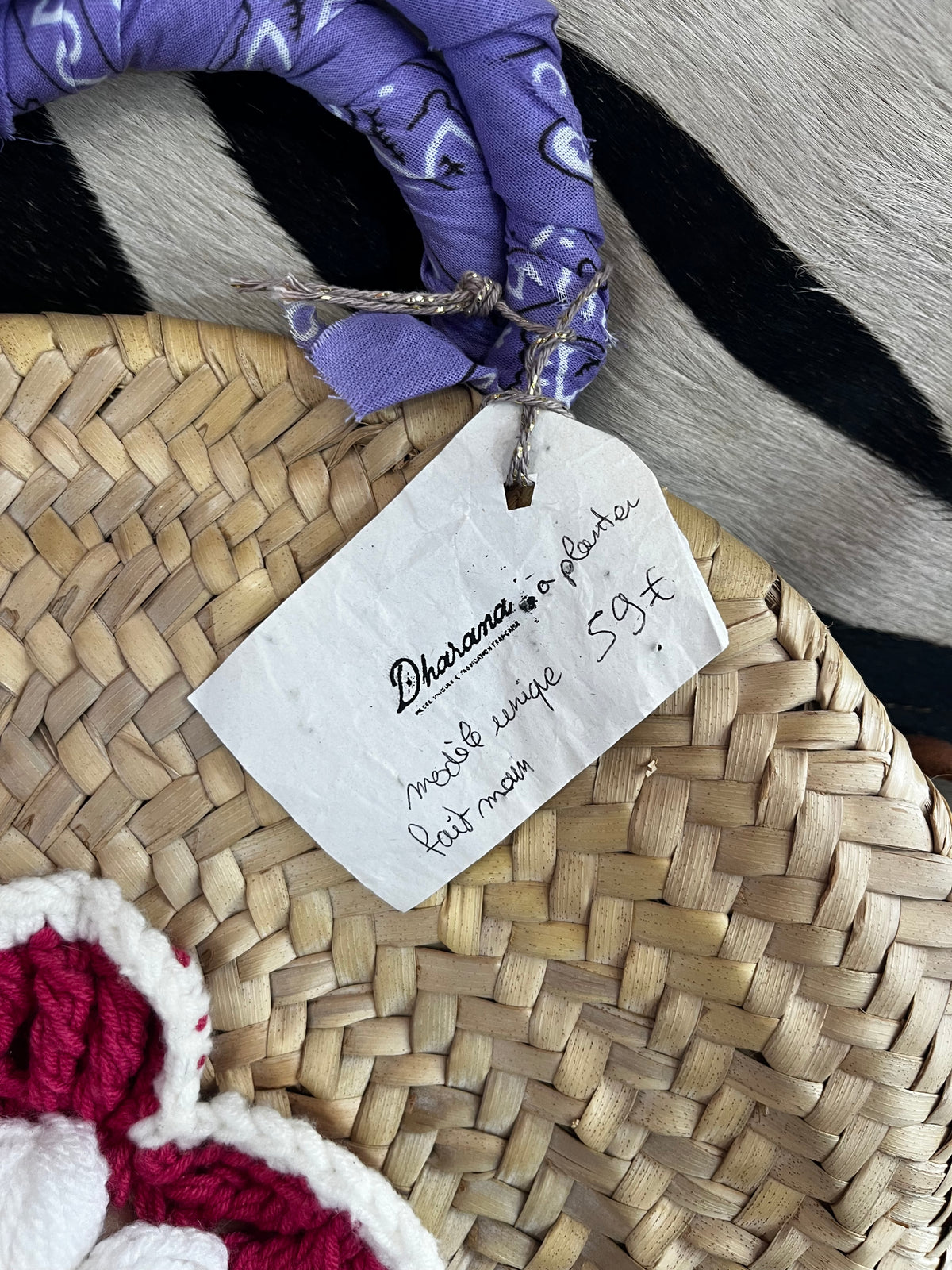 Sac unique fait main