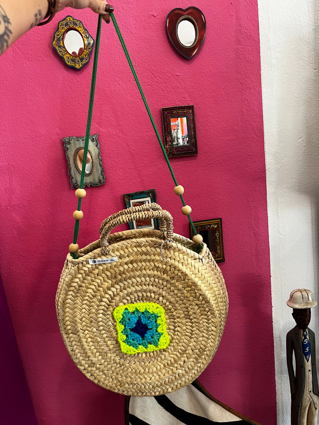 Sac bandoulière fait main
