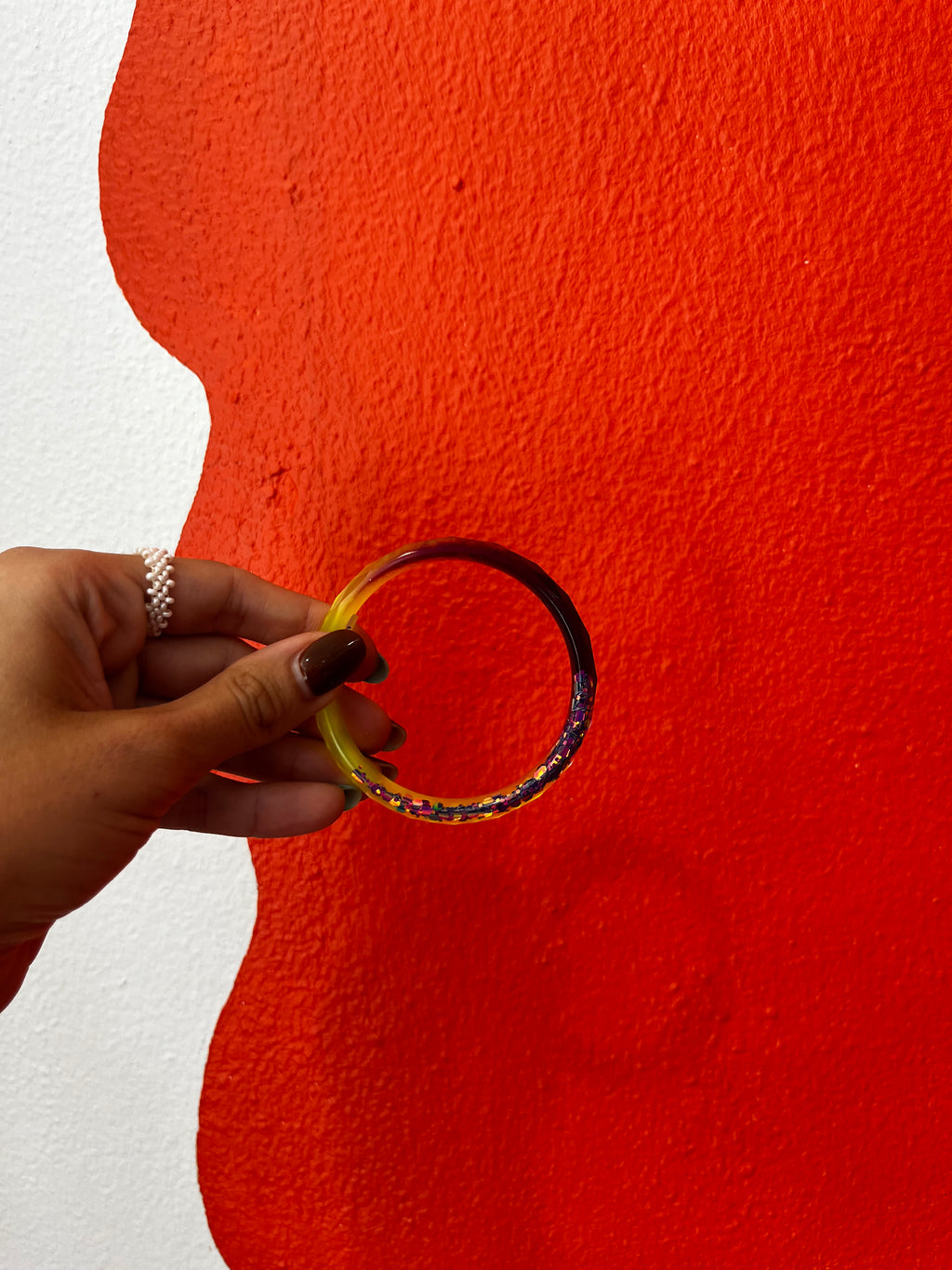 Bracelet fin facetté