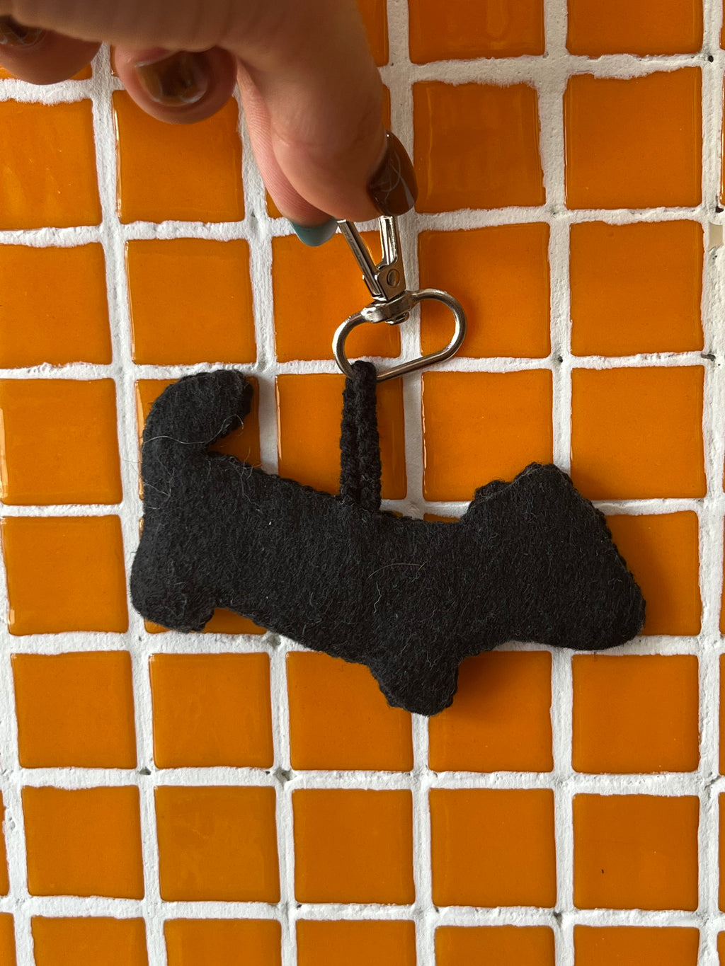 Porte clés teckel