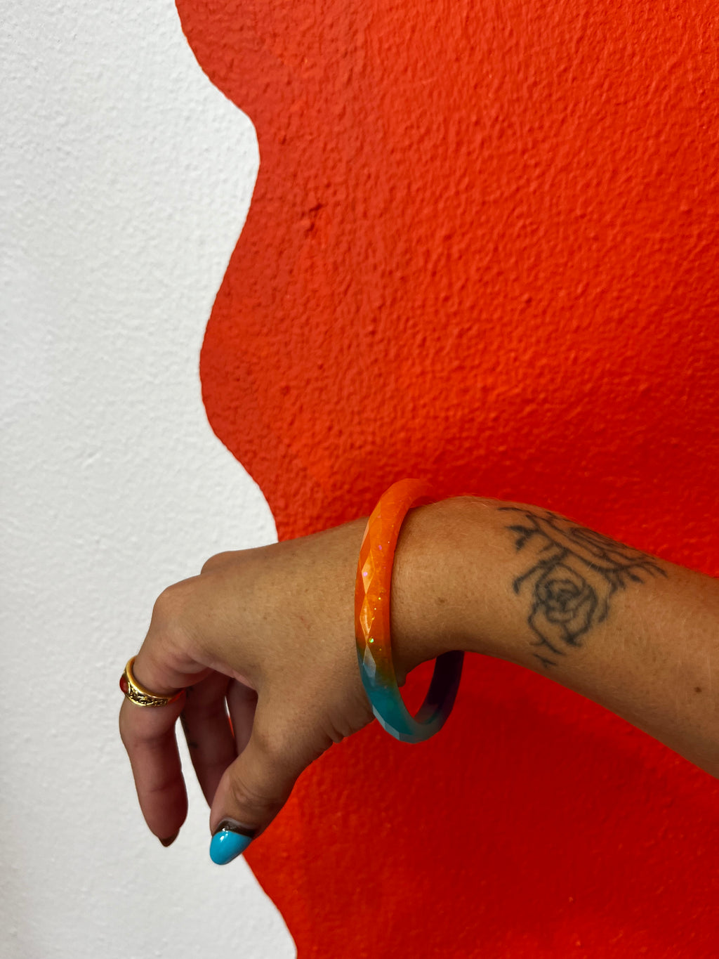 Bracelet fin facetté