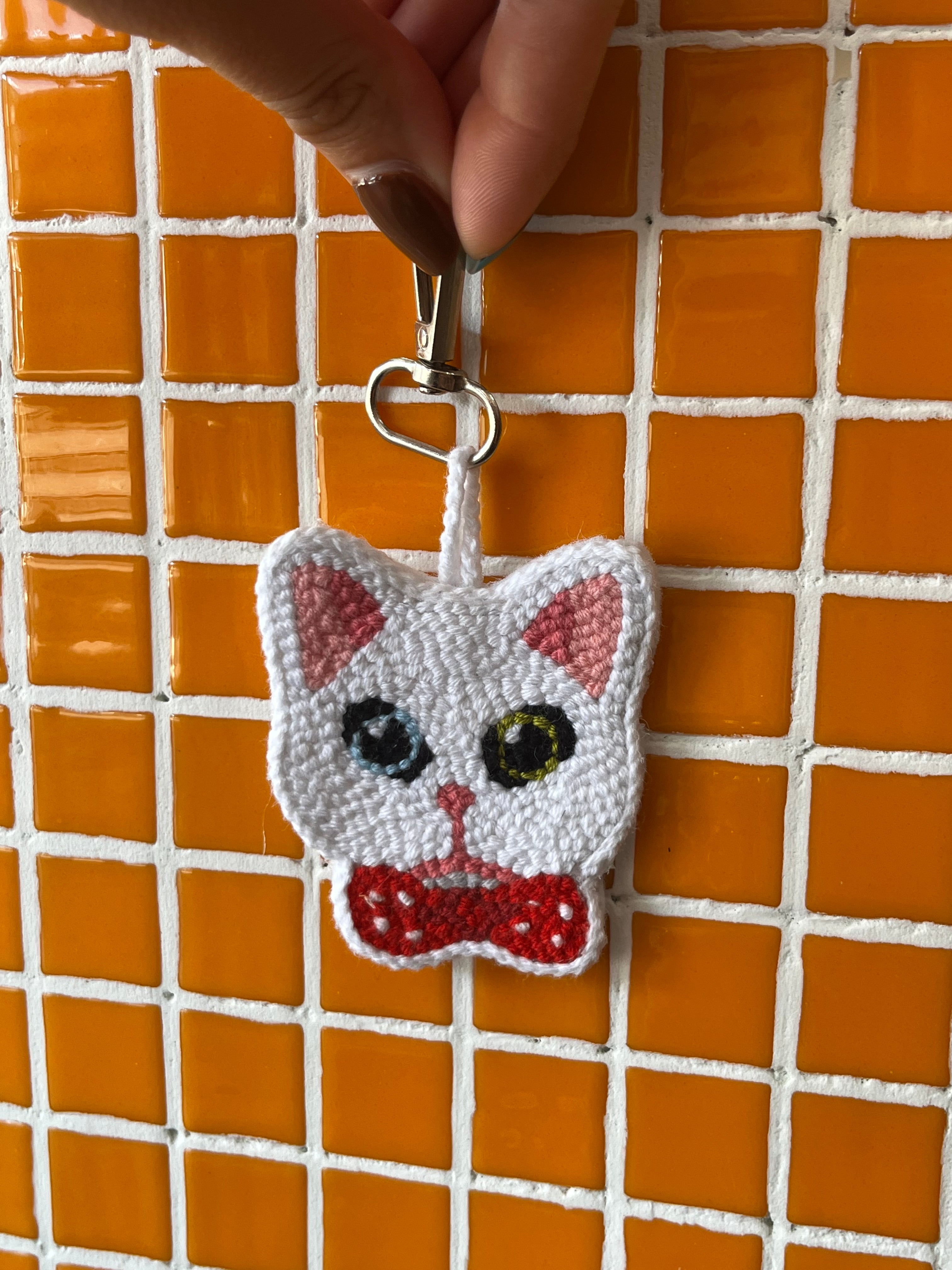 Porte clés chat