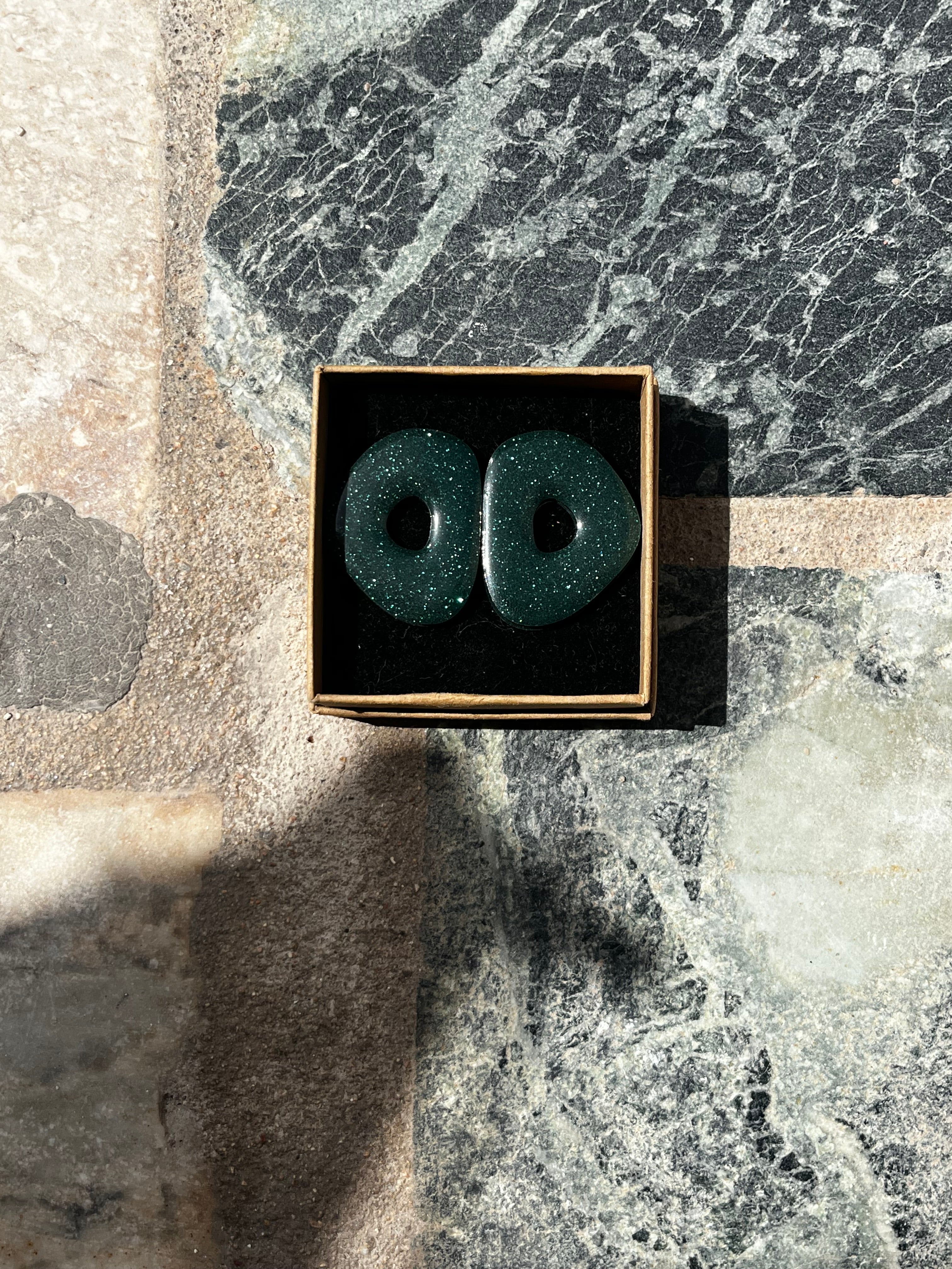 Boucle ovale kaki