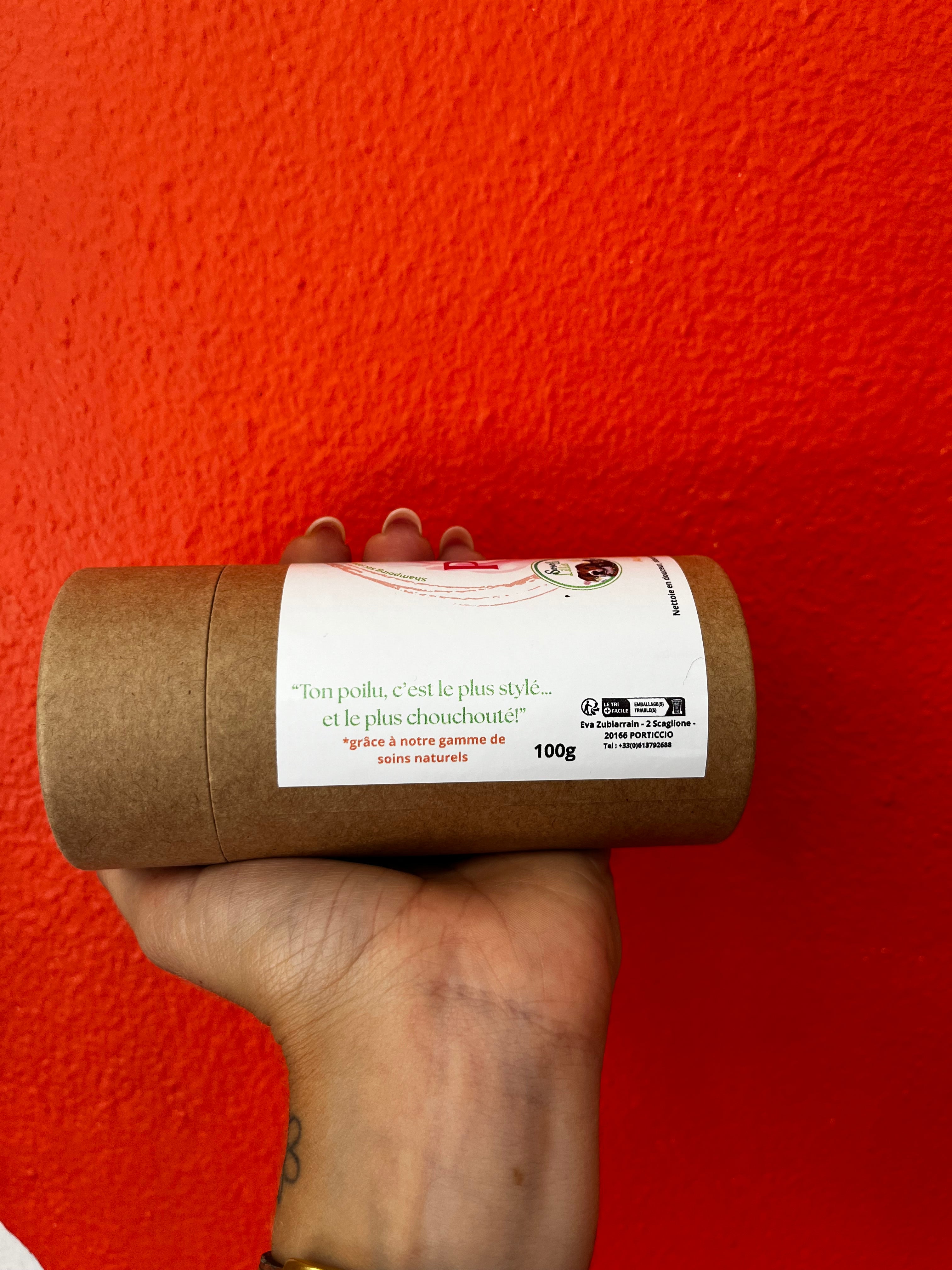 Shampoing sec pour chien&chat à la rose