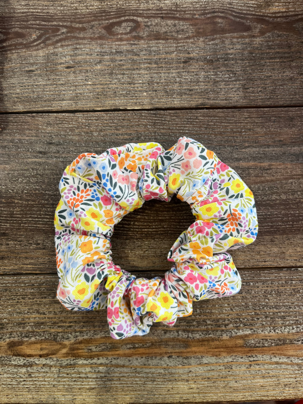 Chouchou fleurs claires