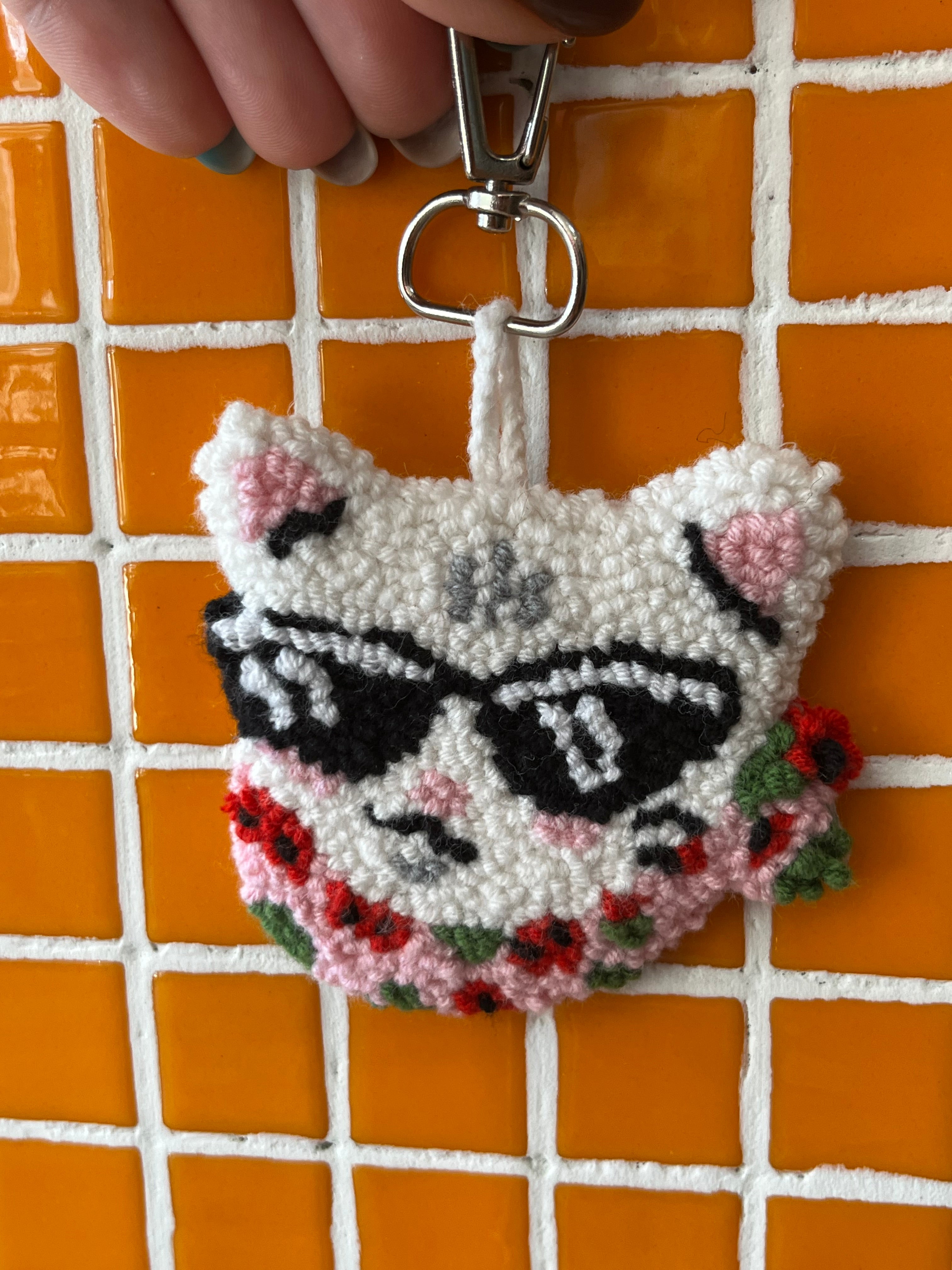 Porte clés chat