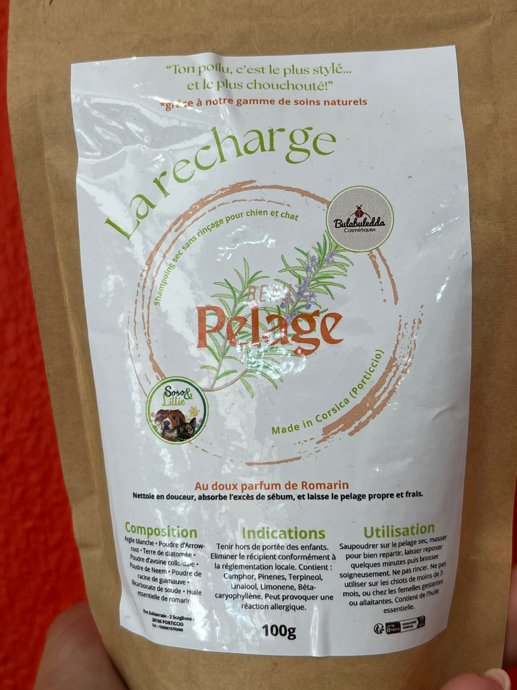 Recharge shampoing sec romarin