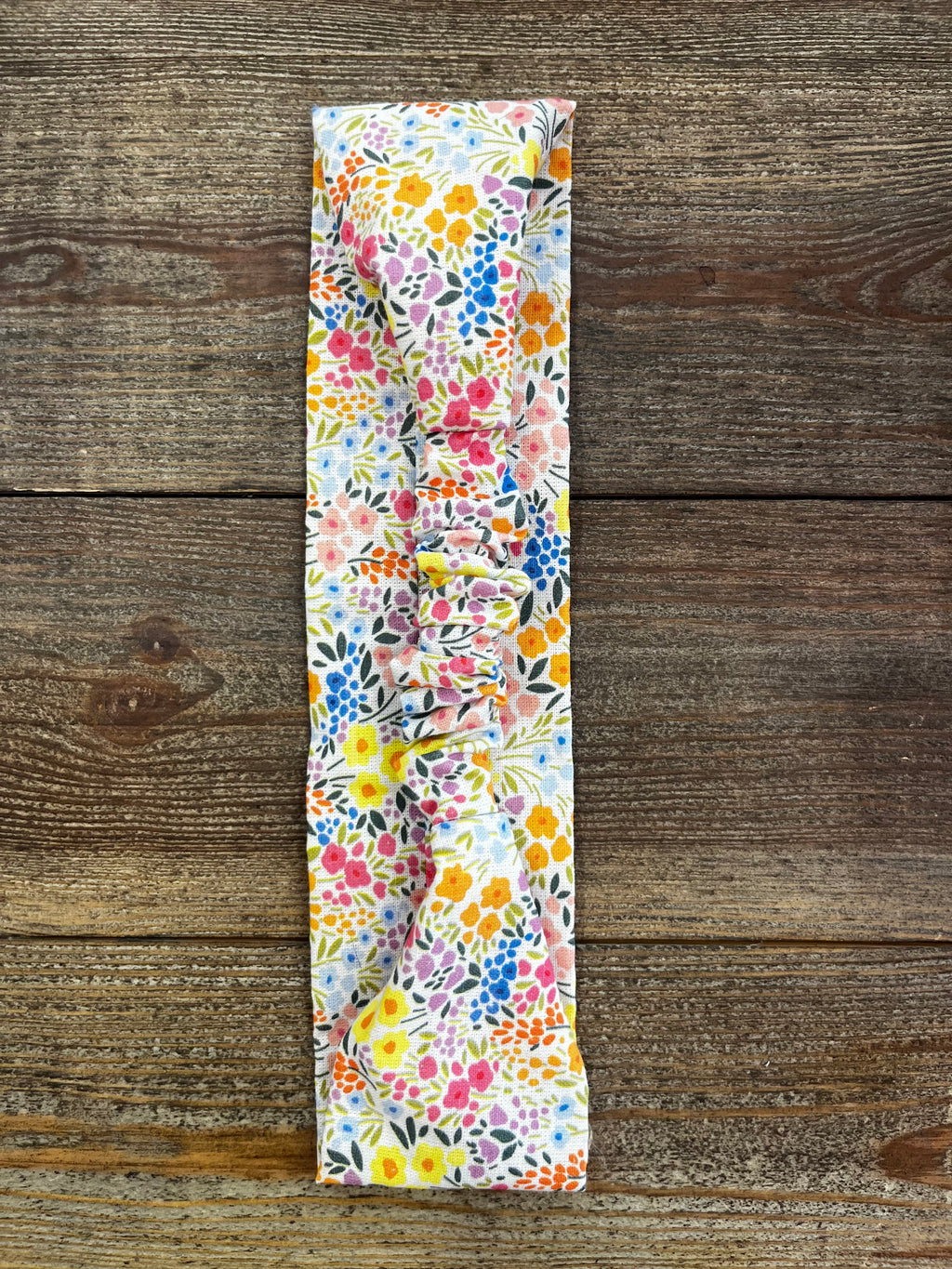 Bandeau élastique fleurs liberty 2