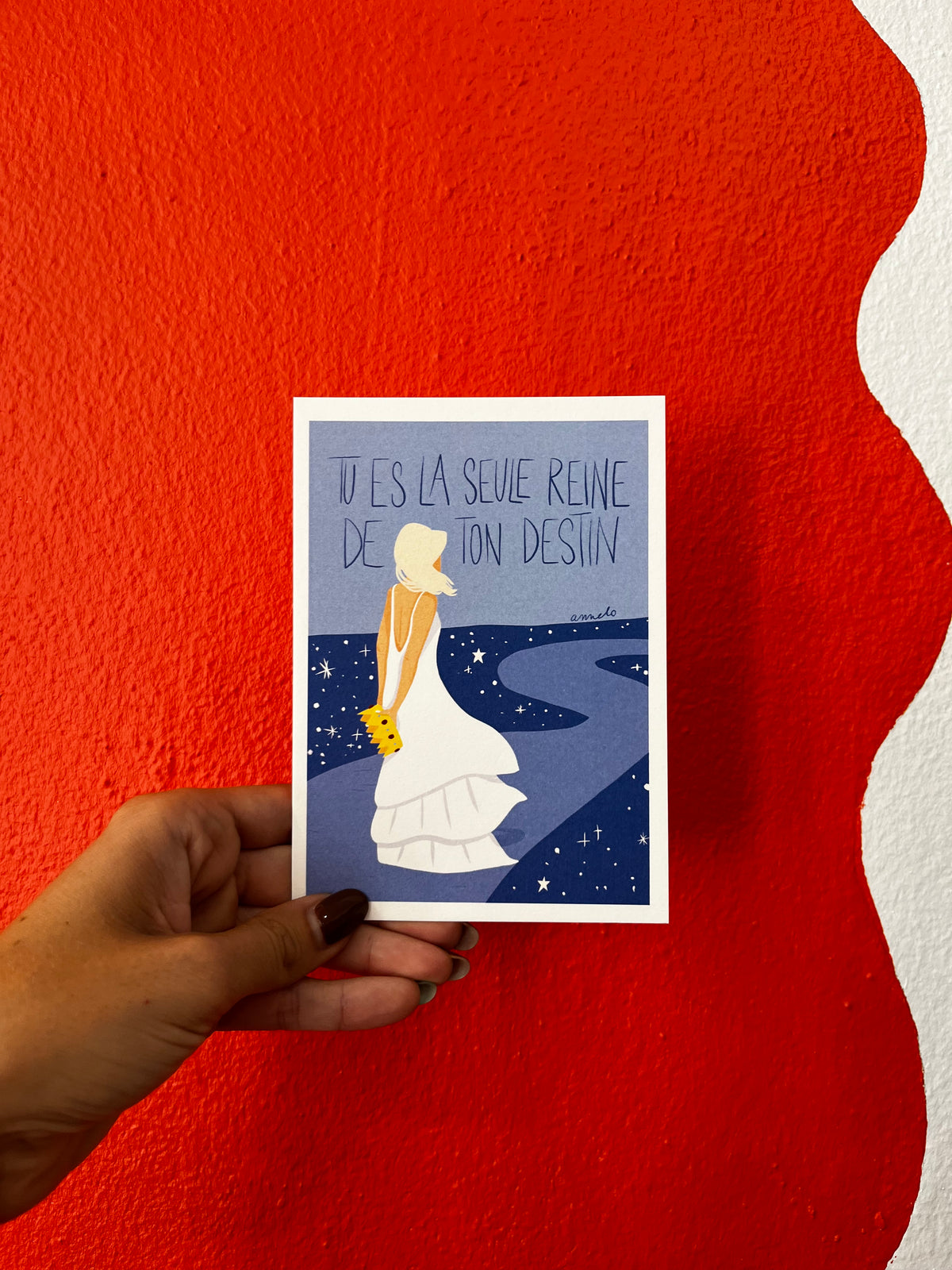 Carte postale reine de ton destin