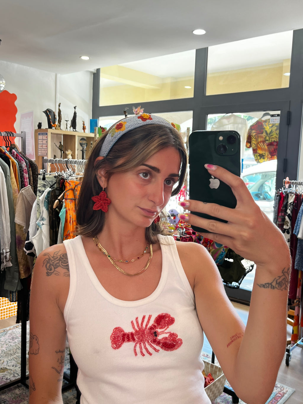 Serre tête fleurs