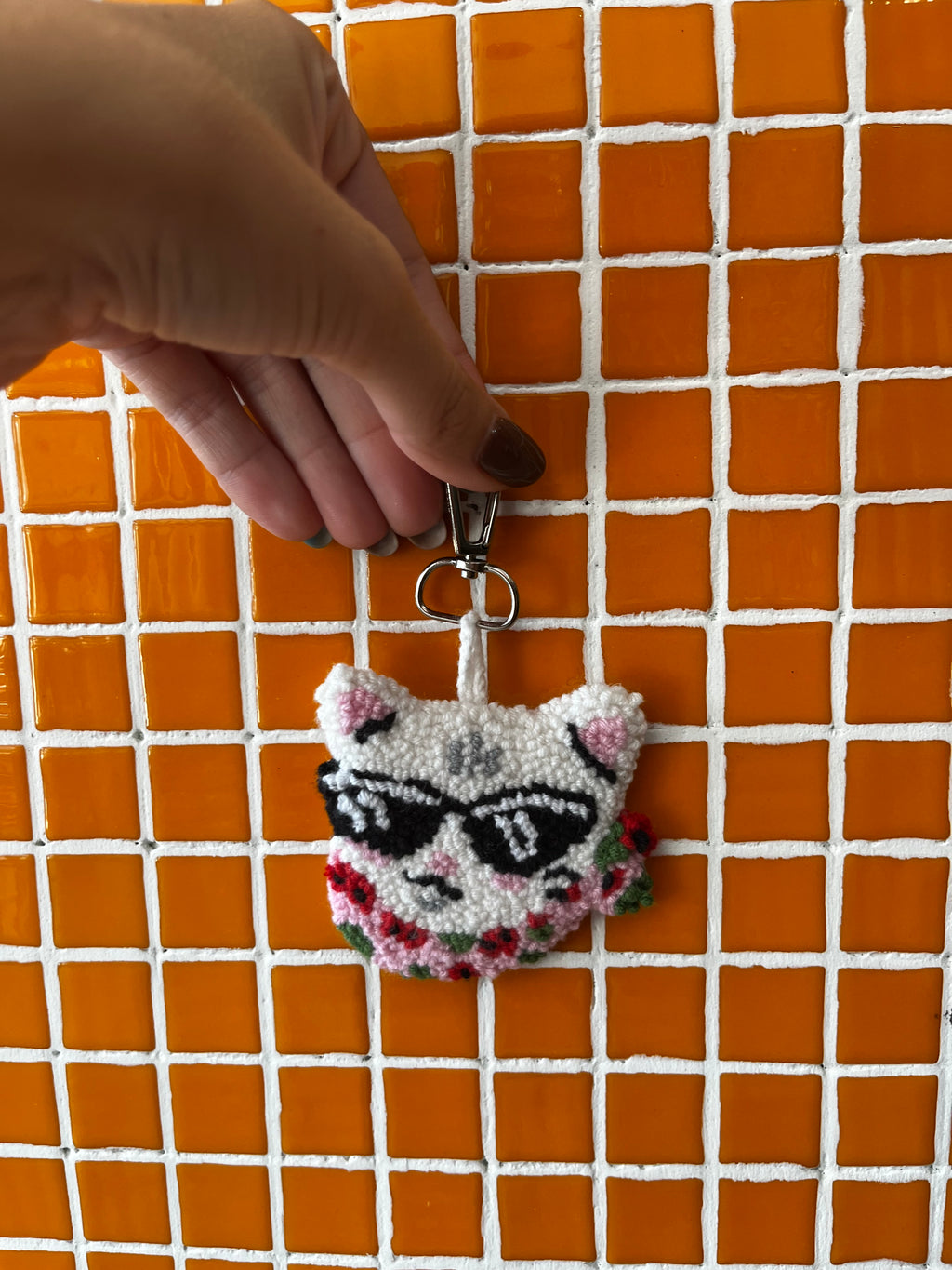 Porte clés chat